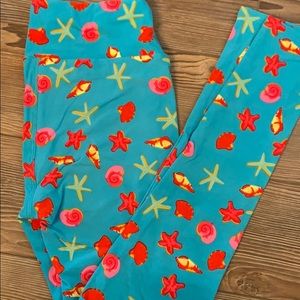 LuLaRoe seashell Leggings